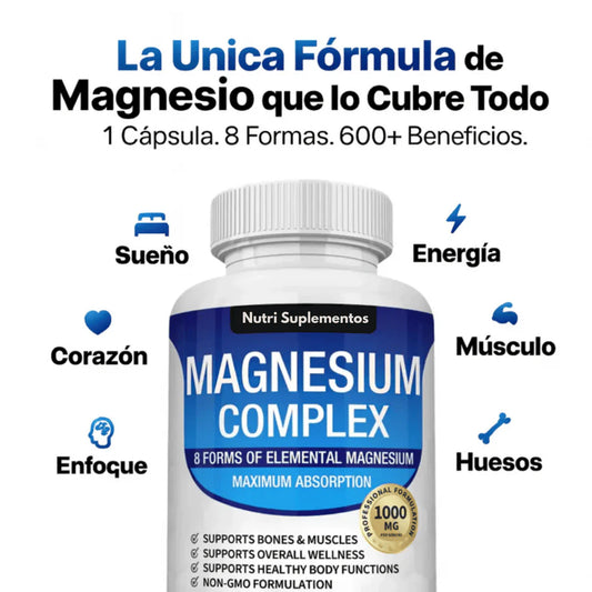 Complejo de magnesio 8 en 1