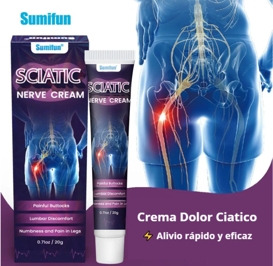 “Crema de Alivio Rápido para Nervio Ciático”