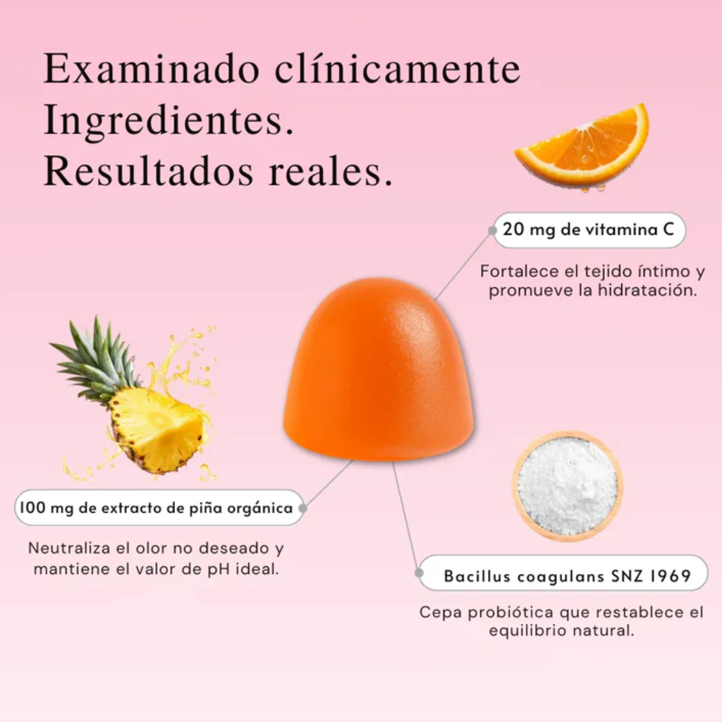 Femenine Blanced Gummies, No mas Olor ni Incomodidad