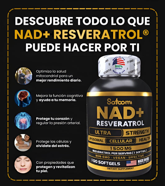 NAD + RESVERATROL 🍇🍷 + ENVÍO GRATIS Y REGALO 🎁