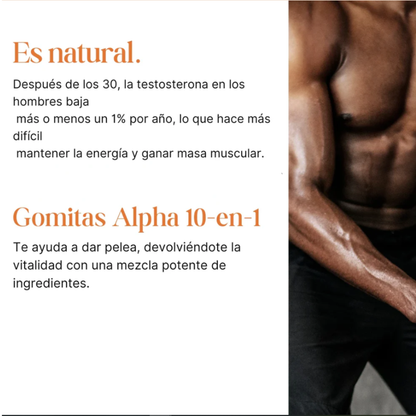 Gomitas ALPHA | Potencia Masculina y Energía Extrema